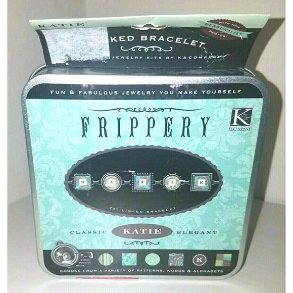 DIY Bracelet Kit Silver Link Blank Victorian Style - Picture 6 of 6